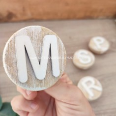 Tirador 3D Letra Gordita