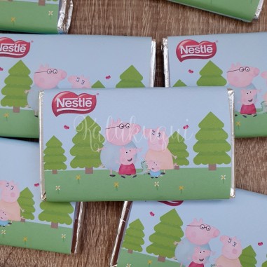 Chocolatina Nestlé Peppa Pig Familia