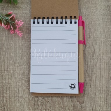 Libreta con Boli Imagen Stitch y Angel