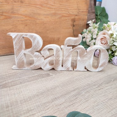 Letras Decorativas Baño