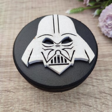 Tirador redondo 3d Darth Vader Star Wars