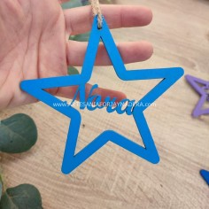 Adorno Navidad Estrella con...