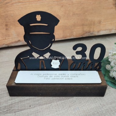 Regalo Policia con adornos Masculino...