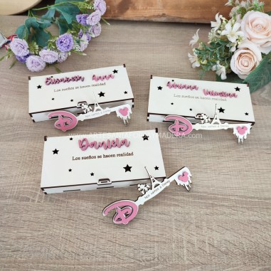 Caja Llave Basic 3d Blanco con Llave...