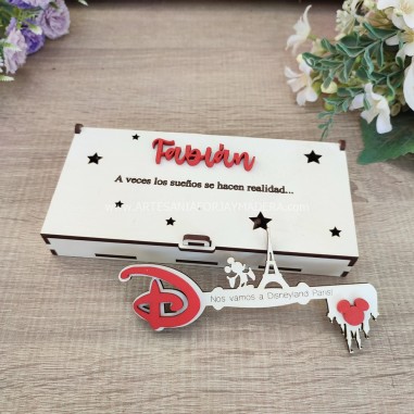 Caja Llave Basic 3d Blanco con Llave...