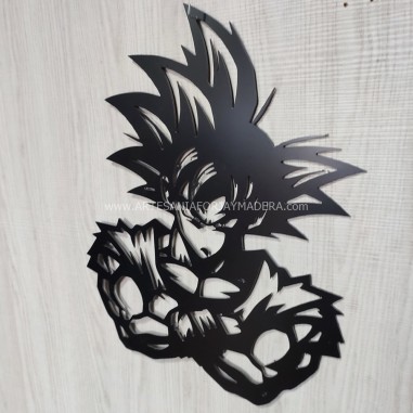 Silueta Goku dragon ball Pared...