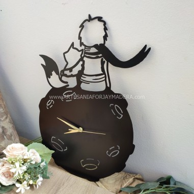 Reloj Acero El Principito (50 CM)