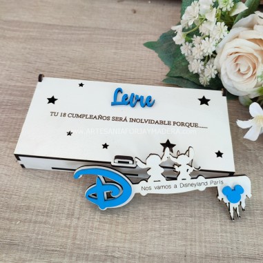 Caja Llave Basic 3d Blanco Stitch y...