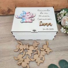 Caja Firmas 3d Stitch y...