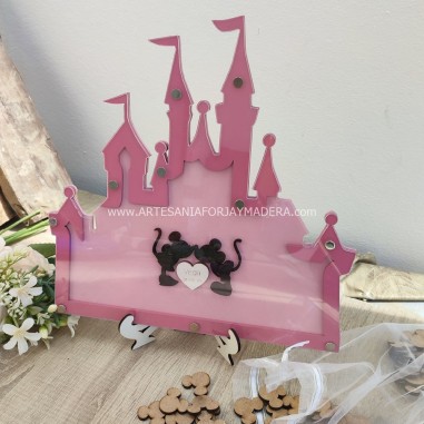 Hucha Castillo Mickey y Minnie Disney...