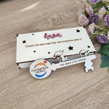 Caja Llave Basic 3d Blanco con Llave...