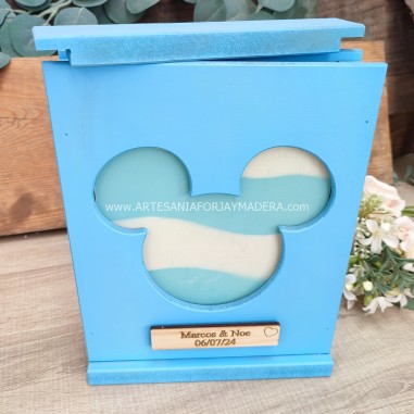 Caja Mickey Mouse Ritual de Arena Azul