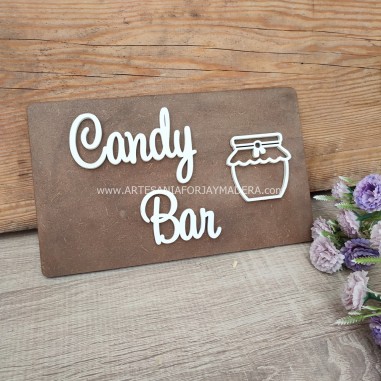 Letrero Candy Bar Pequeño