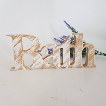 Stock Letras Bath Vintage