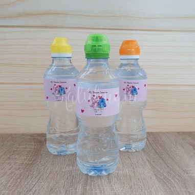 Etiqueta para Botella 33cl Stitch y...