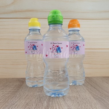 Etiqueta para Botella 33cl Stitch y...