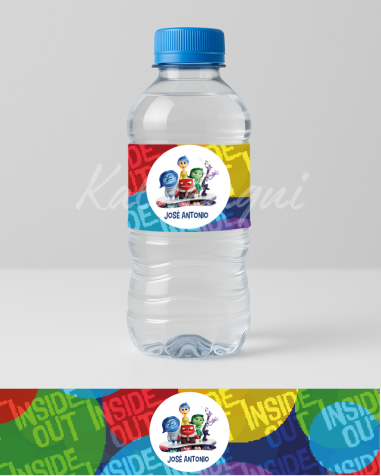 Etiqueta para Botella 33cl Inside out...