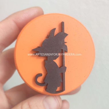 Tirador 3D Goku niño dragon ball