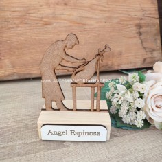 regalo mini jubilacion cortador de jamon personalizado 2