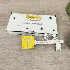 Caja Llave Basic 3d Blanco...