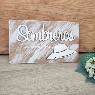 Letrero Sombreros Pequeño