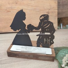 Regalo Pareja novia y motero