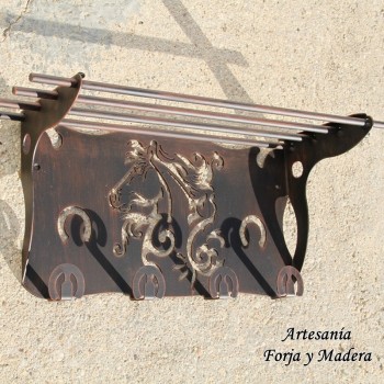 Percha Caballo con Repisa