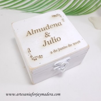 Caja Porta Arras o Alianzas...