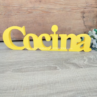 Letras Decorativas cocina