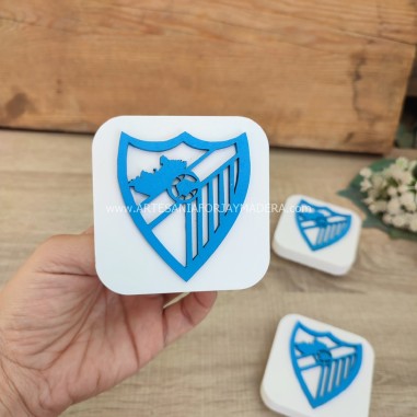 Tirador cuadrado 3d futbol Málaga