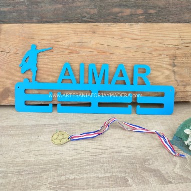 organizador de medallas con caracter y estilo