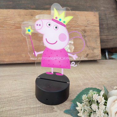 Lampara Led Quitamiedos Peppa pig