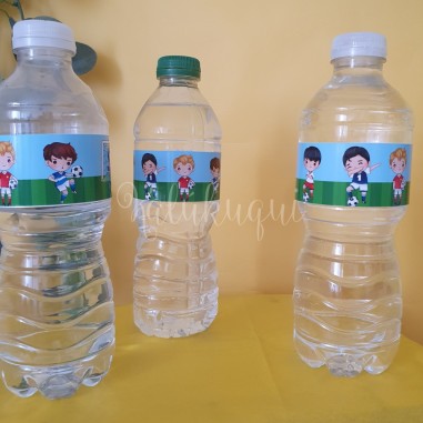 Etiqueta para Botella 33cl Fútbol
