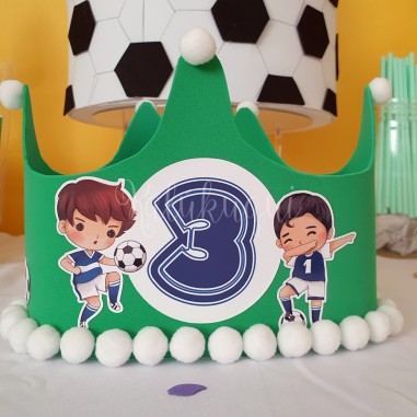 Corona Cumpleaños Fútbol