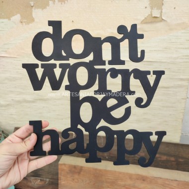 Letras Decorativas de Pared Dont Worry