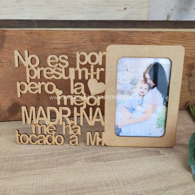 marco de fotos de madera exclusivo de Forja y Madera
