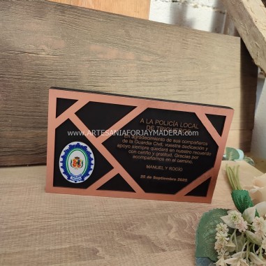 Placa Conmemorativa Policia Local