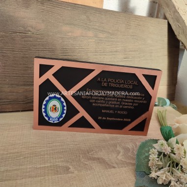 Placa Conmemorativa Policia Local