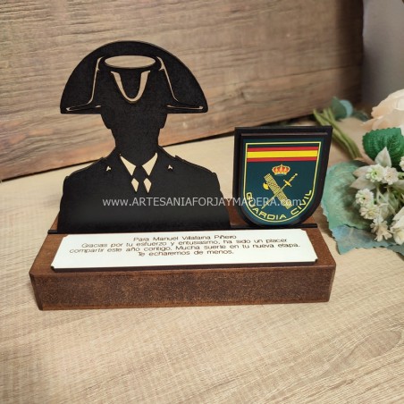 regalo de jubilacion guardia civil personalizado