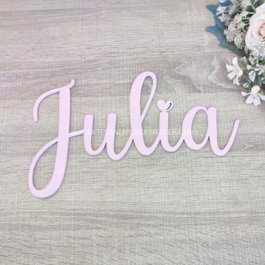 Nombres Decorativo Hey para pared