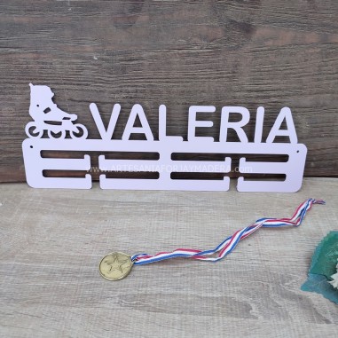 Medallero Doble patinaje Roller patin