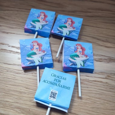 Piruleta Ariel La sirenita Disney