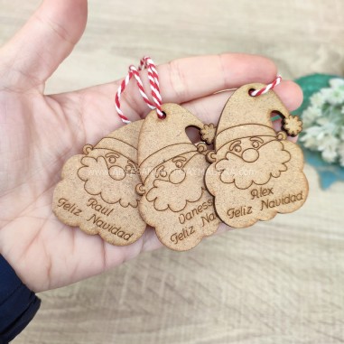 Etiqueta Navidad Papa Noel