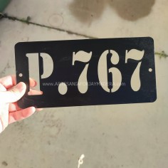 Numero Puerta Rectangular