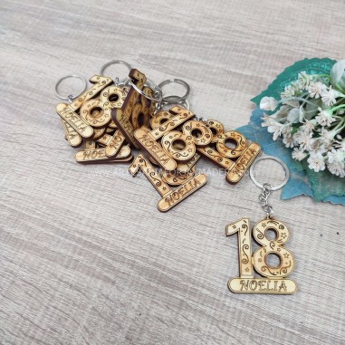 Llavero 18 cumpleaños