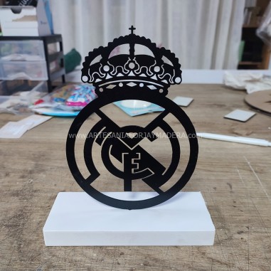 Regalo recuerdo Escudo Futbol Real...