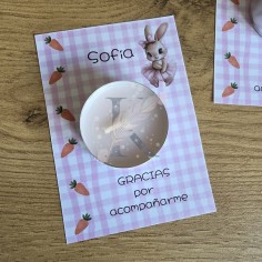 Vela de Té con tarjeta