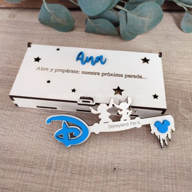 Caja Llave Basic 3d Blanco Stitch y...