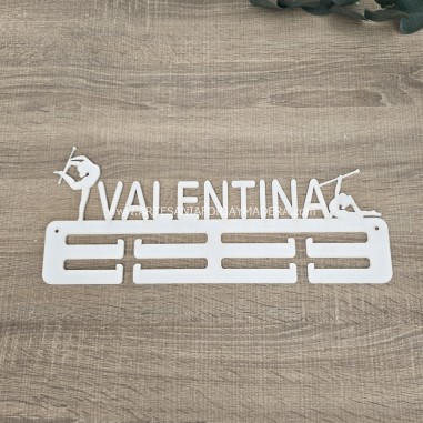 medallero doble de twirling personalizado