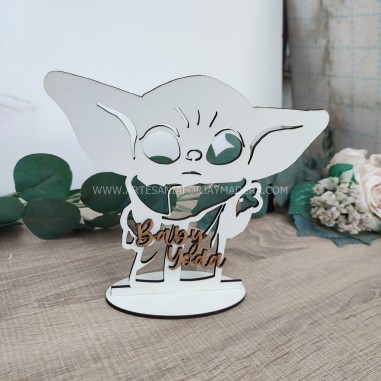 Mesero 3d Baby Yoda Star Wars